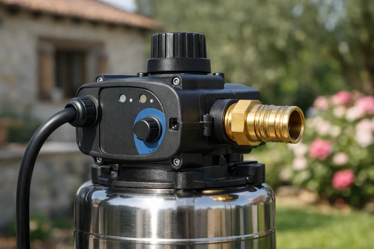 Pressostat et électronique de contrôle d'une pompe immergée automatique