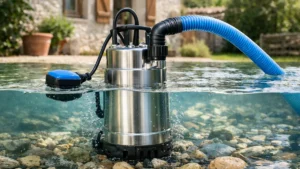 Pompe submersible en acier inoxydable immergée pour vidanger l'eau claire